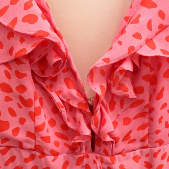 Signature8 Pink Ruffle Mini Dress - Picture 3 of 5